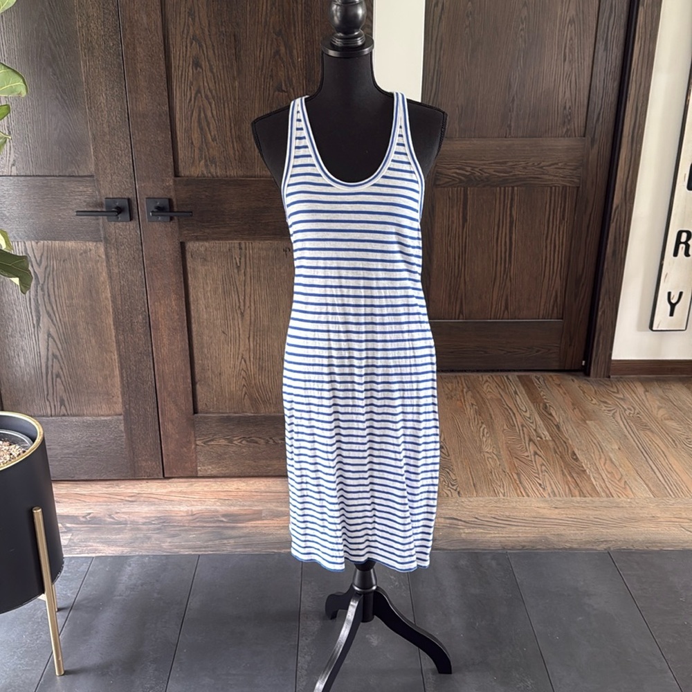 J Crew Striped Jersey Dress